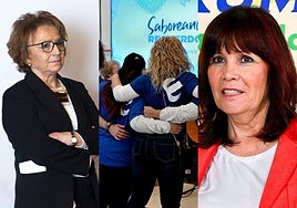 Carmen Espín, Micaela Navarro y Clece, en los Premios Meninas