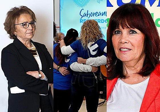 Carmen Espín, Micaela Navarro y Clece, en los Premios Meninas