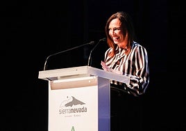 La consejera de Fomento y presidenta de Cetursa, Rocío Díaz, durante la gala.