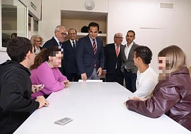 Visita del consejero de Justicia al centro.