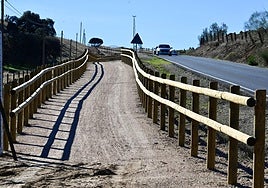 Imagen de la Puerta Verde tras la intervención.