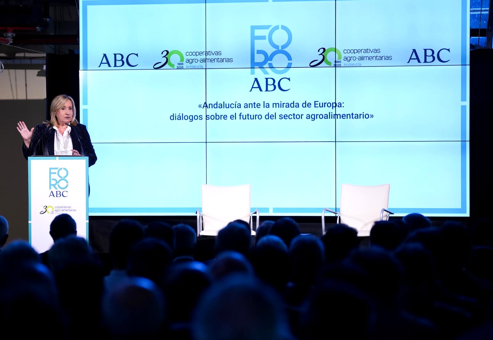 La viceconsejera de Agricultura, Consolación Vera, en eL foro de ABC