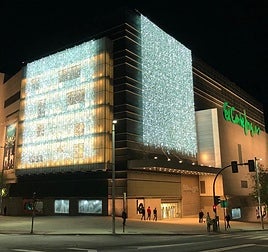 Imagen de archivo de las luces del Corte Inglés.