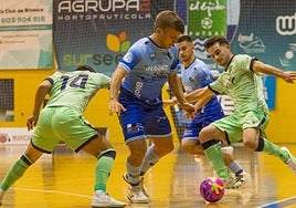 Levante no pudo poner freno a un intenso Inagrop El Ejido, que ganaba 3-0 al descanso.