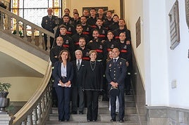 Estos son los 19 nuevos bomberos de Granada capital