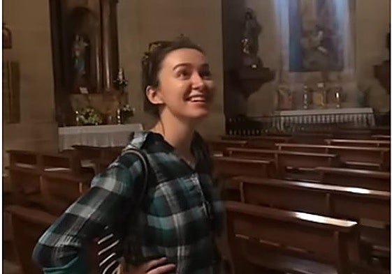 Malinda Kathleen Reese, la cantante que hizo viral su canto en la iglesia de la Encarnación de Montefrío.