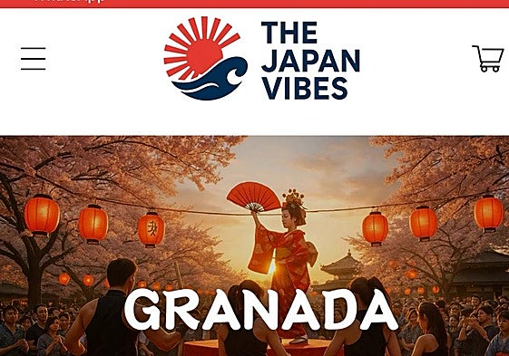 Portada de la web del evento, ya cerrada.