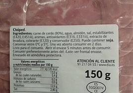 Andalucía alerta de listeria en un chopped vendido en supermercados y pide no consumirlo