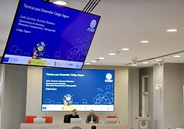 Un momento de la jornada sobre ciberseguridad.