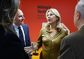 Carolina España, este martes en Málaga.