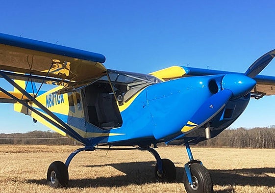 Imagen de un modelo de avioneta Zenair CH-801 STOL de archivo.