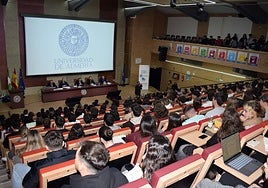 Momento de la celebración de las IVJornadas 'Marca Pueblo' en la Universidad de Almería.