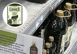 Carrefour vuelve a bajar el precio del aciete de oliva virgen extra de Coosur
