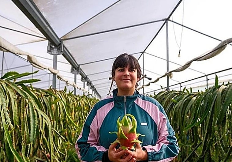 La traductora que dejó su trabajo en Barcelona para cultivar la fruta del dragón en un pequeño pueblo de Granada