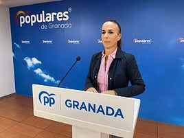 a portavoz provincial del PP, Lourdes Ramírez.