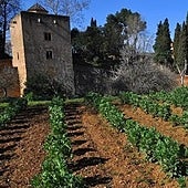 Casa de la Huerta Colorá en el Generalife .