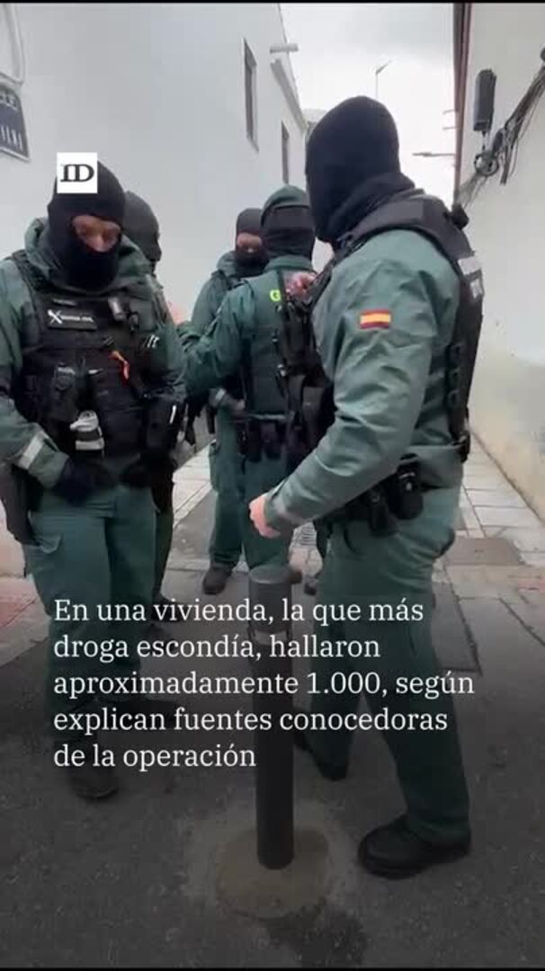 Operación de la Guardia Civil contra el tráfico de drogas en el centro de Santa Fe