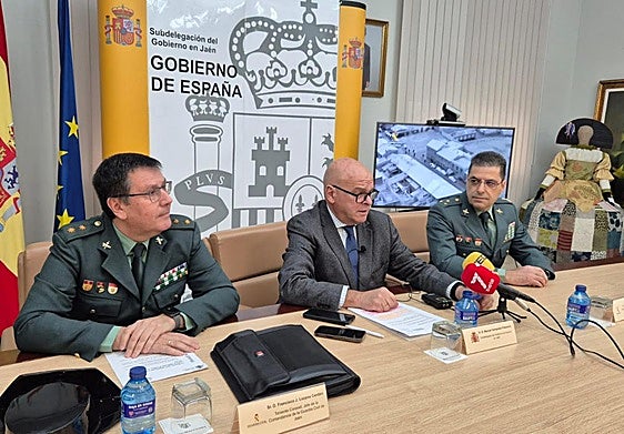 Rueda de prensa sobre la operación de la Guardia Civil.