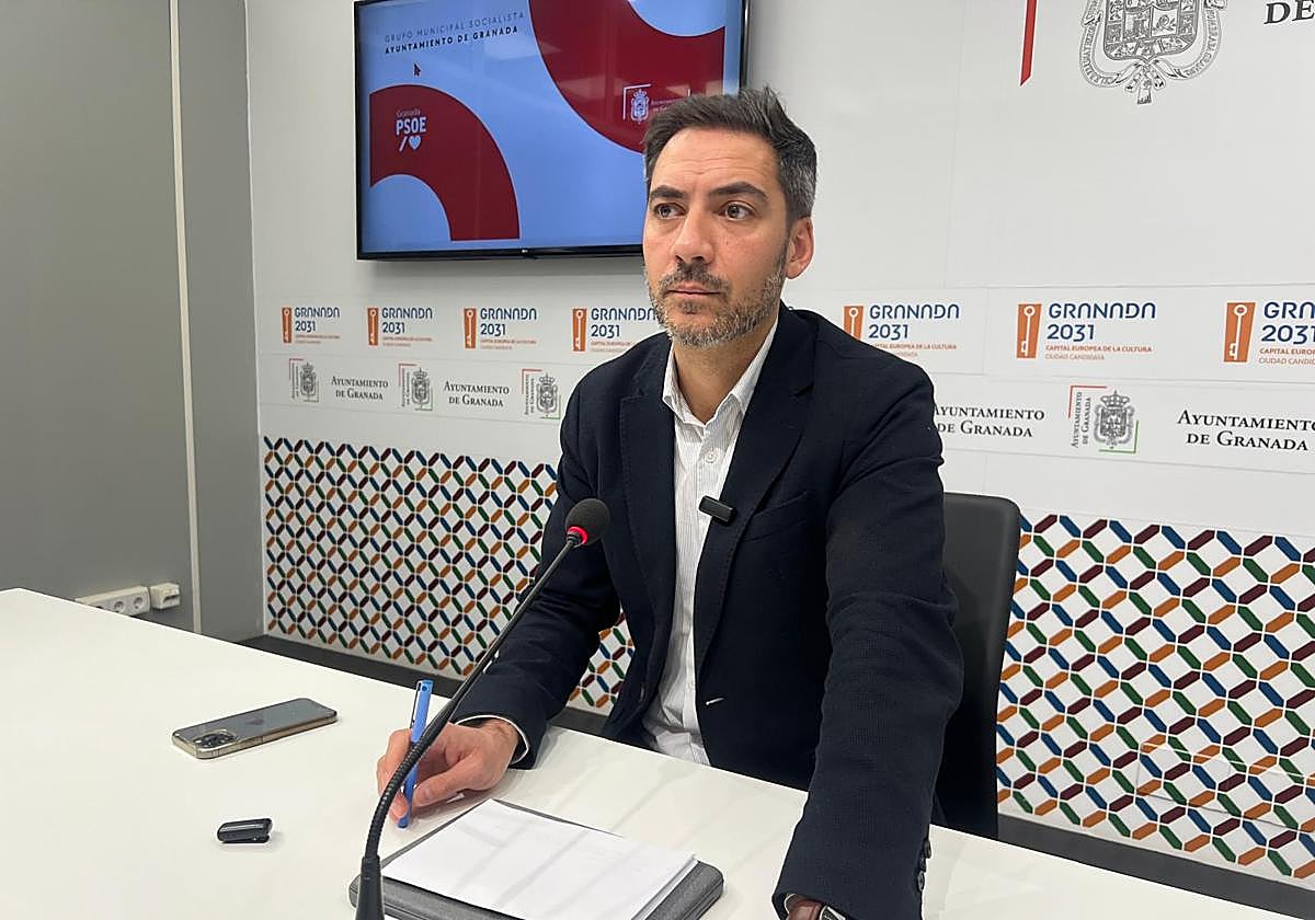 Eduardo Castillo. concejal del PSOE en el Ayuntamiento de Granada.