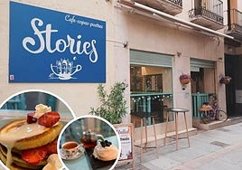 Fachada de Stories, cafetería ubicada en Granada capital.