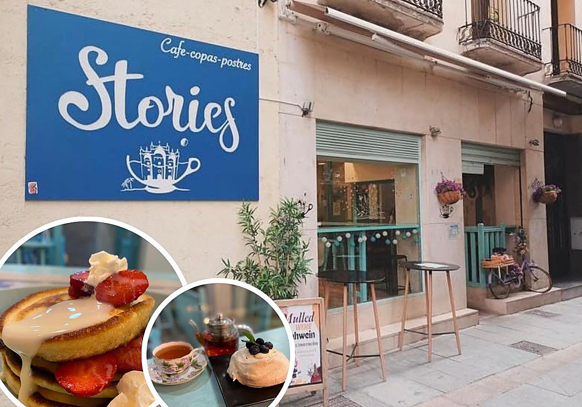 Fachada de Stories, cafetería ubicada en Granada capital.