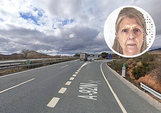 En la imagen principal. punto en el que ha sido localizado el cadáver. A la derecha, vecina británica desaparecida en septiembre.