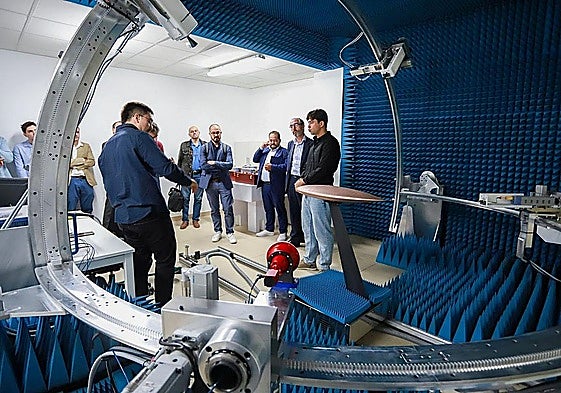 El laboratorio de tecnologías inalámbricas que se ha ampliado este año.