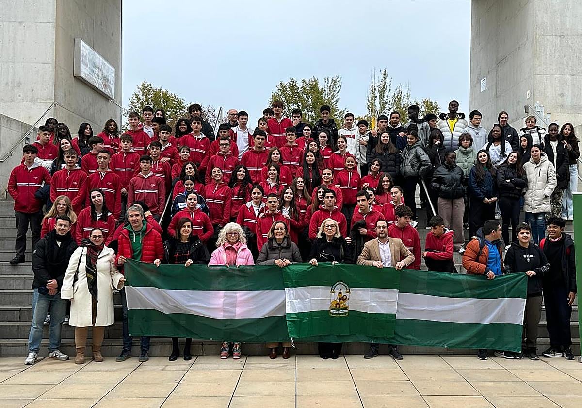 Visita de 150 alumnos del IES Alhambra y del colegio Fundación CajaGranada al Museo Memoria de Andalucía