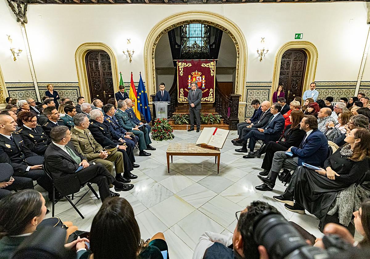Un momento del acto celebrado en la Subdelegación.