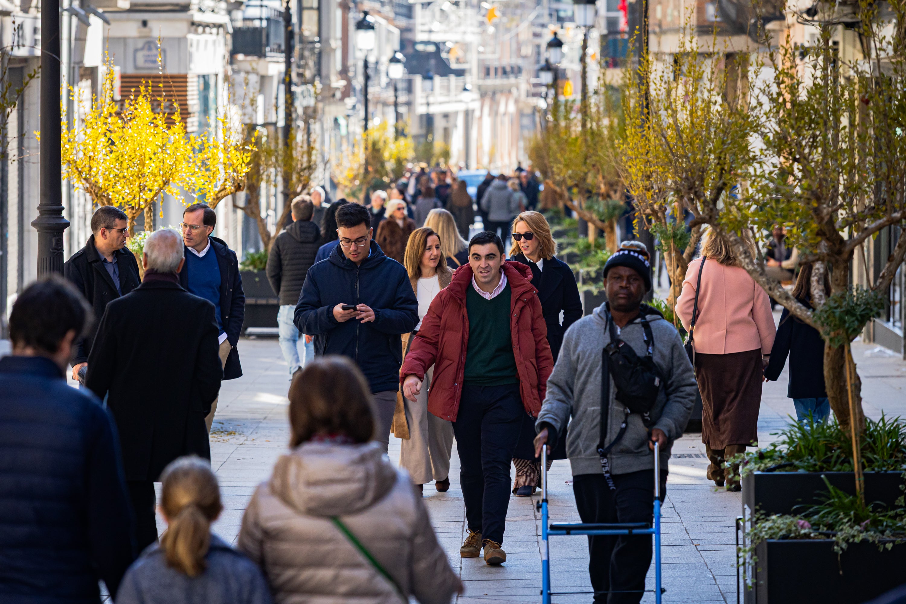 Ambientazo en las calles de Granada