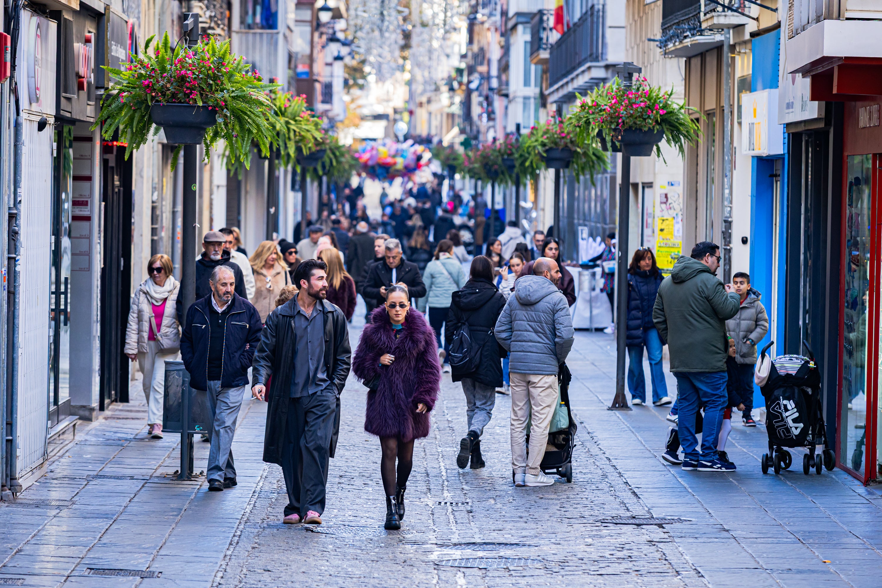 Ambientazo en las calles de Granada