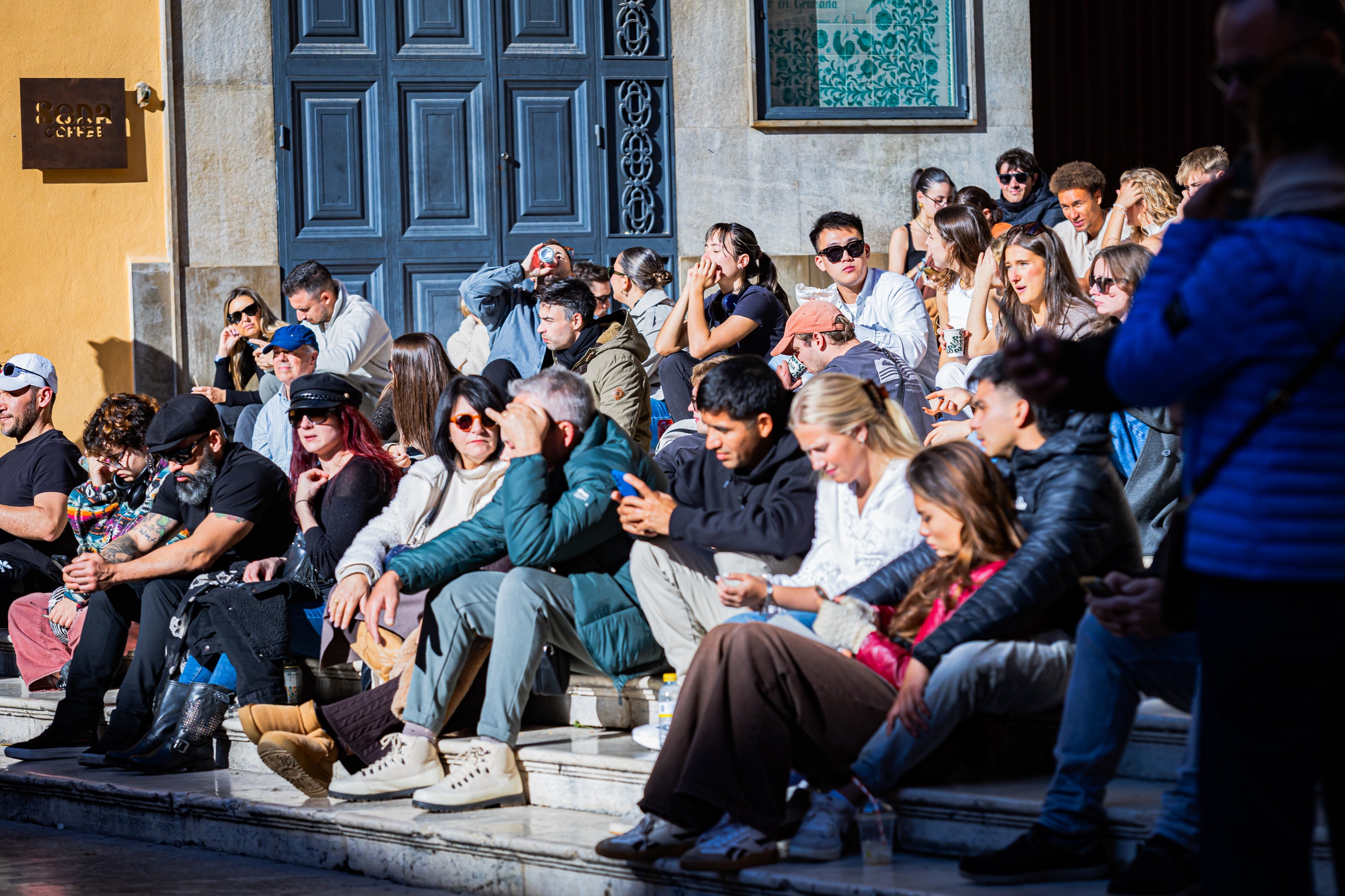 Ambientazo en las calles de Granada