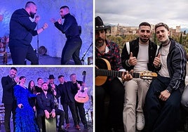 Ilia Topuria, con vistas a la Alhambra y en un tablao flamenco de Granada.