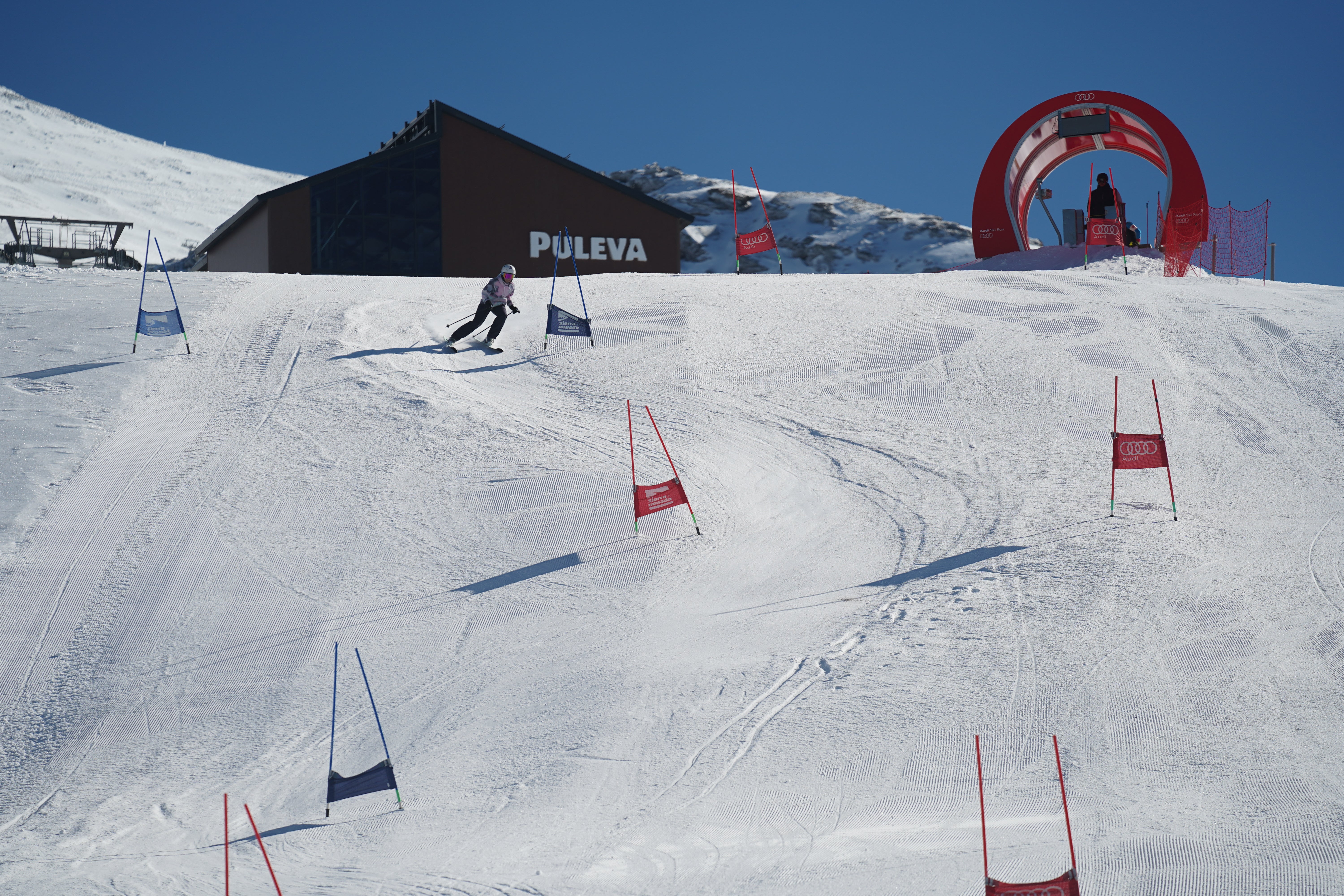 Ambiente espectacular en Sierra Nevada este puente
