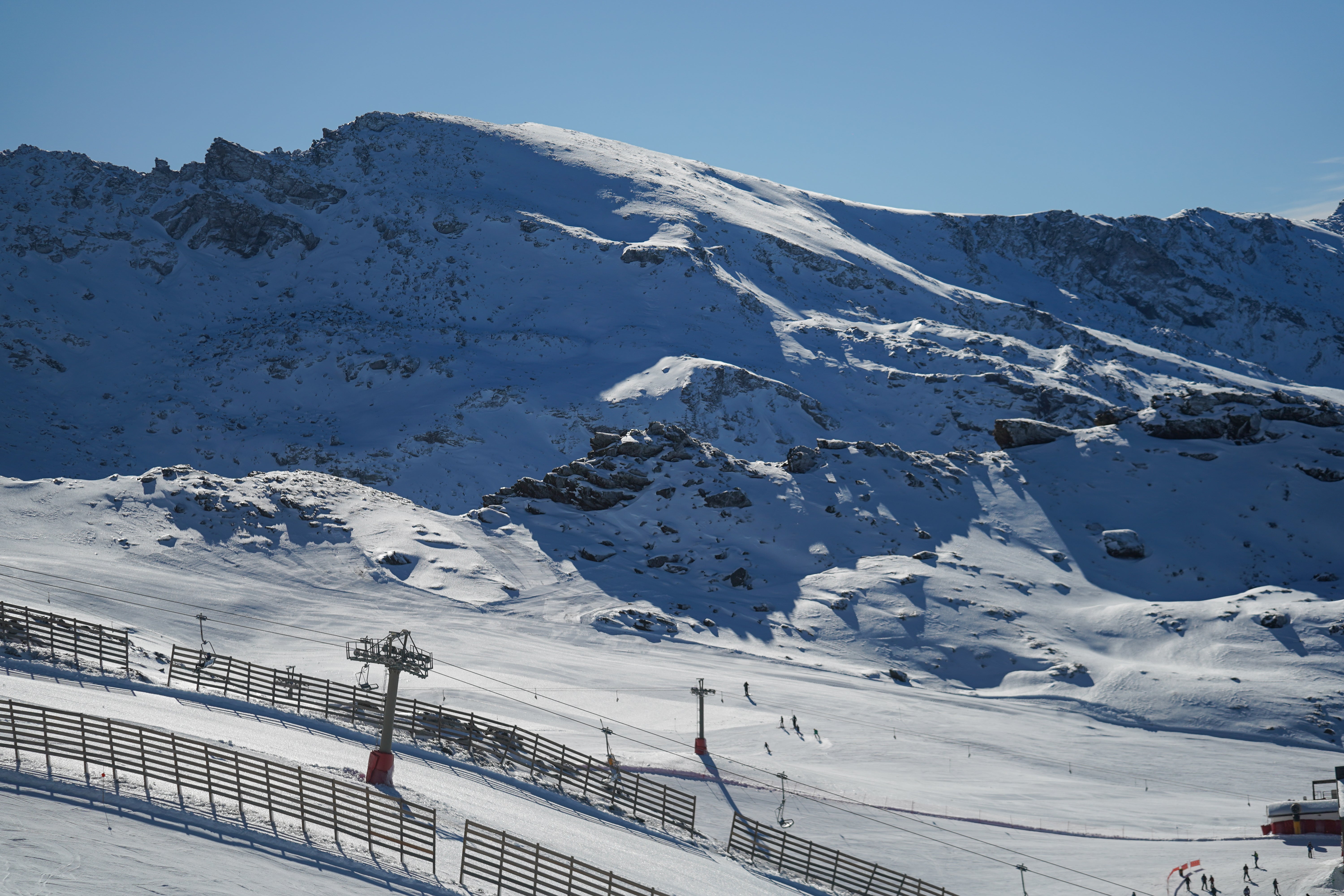 Ambiente espectacular en Sierra Nevada este puente