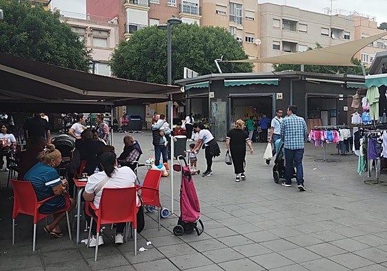 Mercado de la Plaza Pavía en una mañana cualquiera