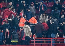 Atención sanitaria al aficionado menor de edad en el sector alto del fondo sur de Los Cármenes.