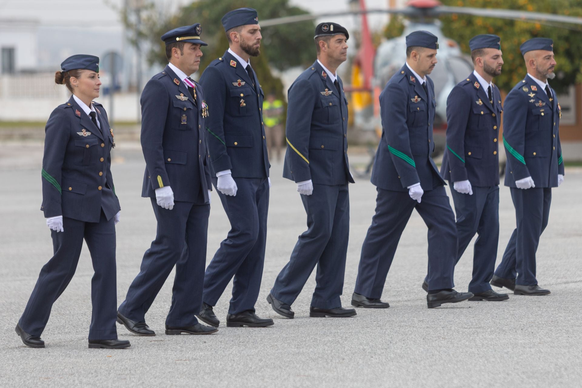 Las imágenes celebración de Nuestra Señora de Loreto, patrona de Aviación