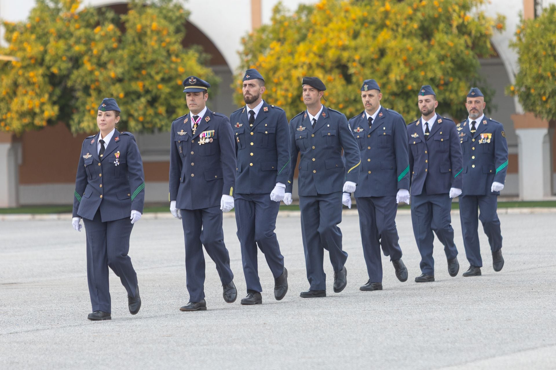 Las imágenes celebración de Nuestra Señora de Loreto, patrona de Aviación