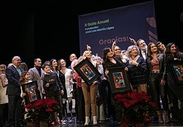 Foto de los premiados.