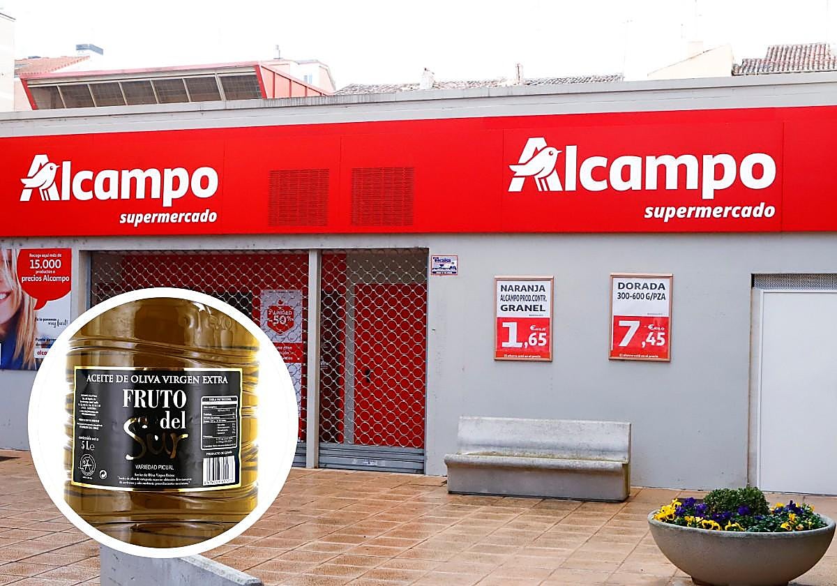 Alcampo sorprende con un aciete de oliva virgen extra de Jaén.