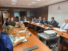 Reunión de los rectores con la Consejería de Universidad, Investigación e Innovació