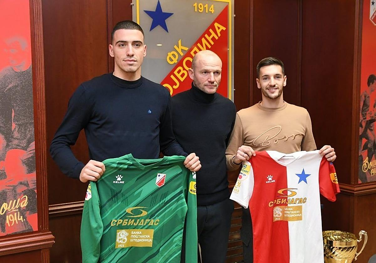 Dragan Rosic, a la izquierda.