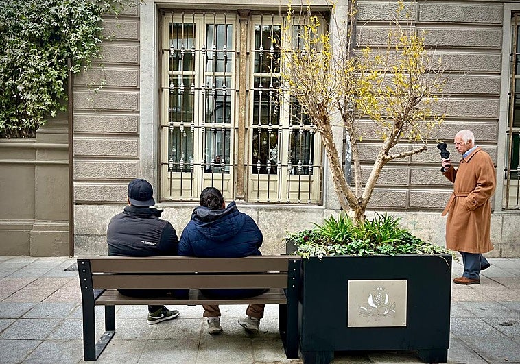 Un banco para mirar San Antón del revés