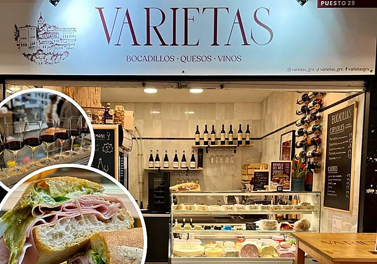 El rincón de Granada en pleno mercado que ofrece «bocadillos gourmet y vinos argentinos»