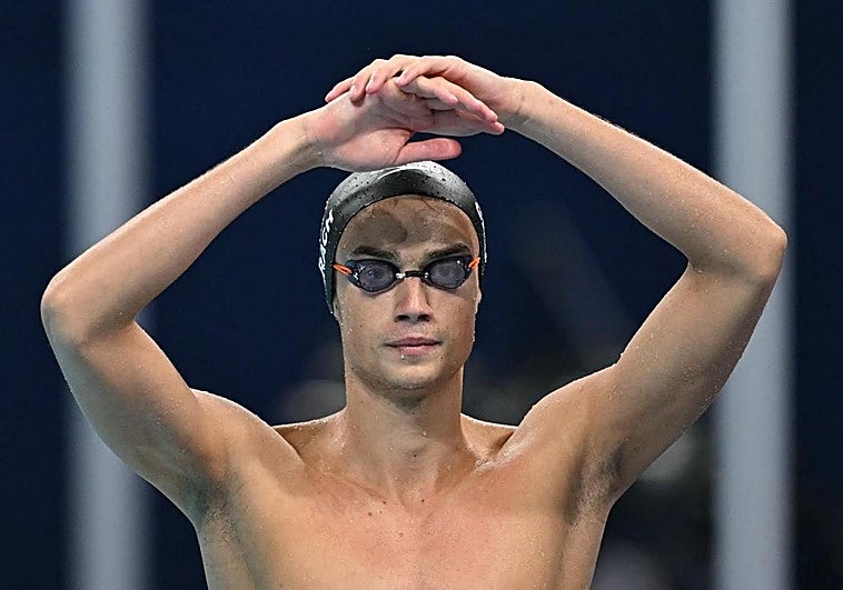 Carlos Garach vuelve a la natación desde el Ejército