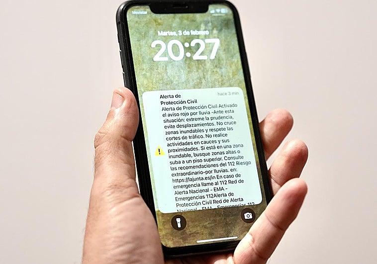 La Junta envía el Es -Alert a 47 municipios de Grazalema, el Estrecho de Cádiz y Ronda