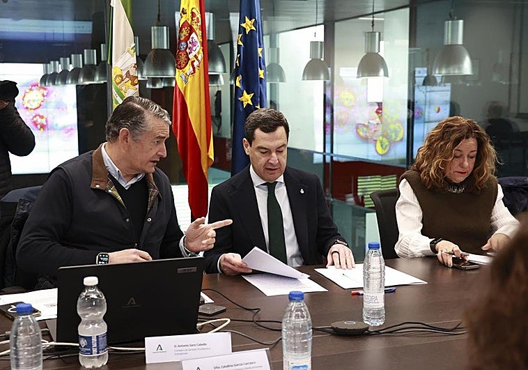 Moreno anuncia la suspensión de clases presenciales este miércoles en toda Andalucía salvo Almería