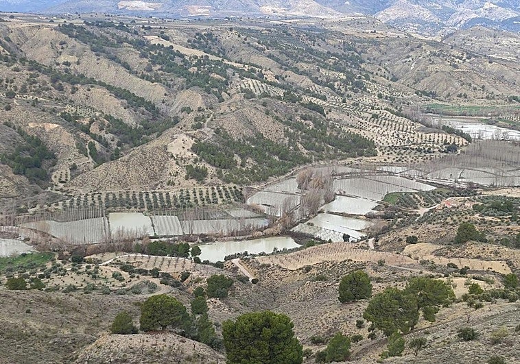 Cortes de Baza yCastril pedirán la zona catastrófica por las inundaciones tras el desembalse del Portillo