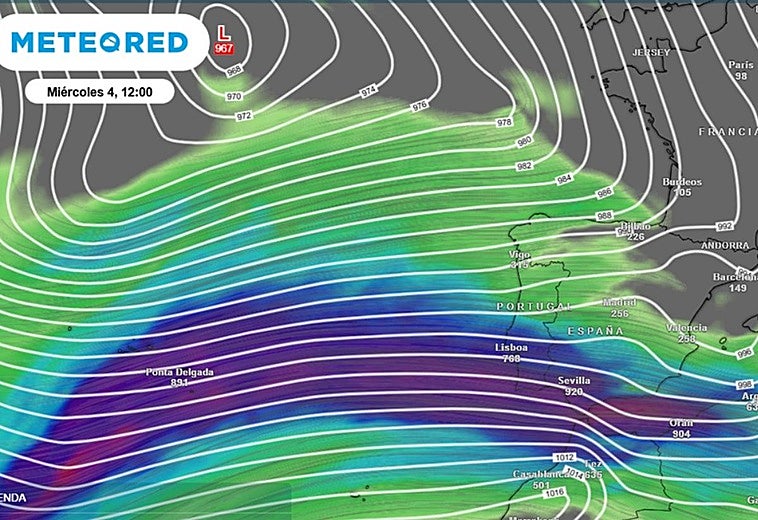 ¿Qué es un río atmosférico como el que llega a Andalucía?